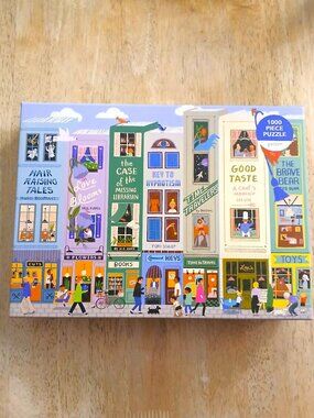 Galison Main Street Books Jigsaw Puzzle, 1000 Pieces